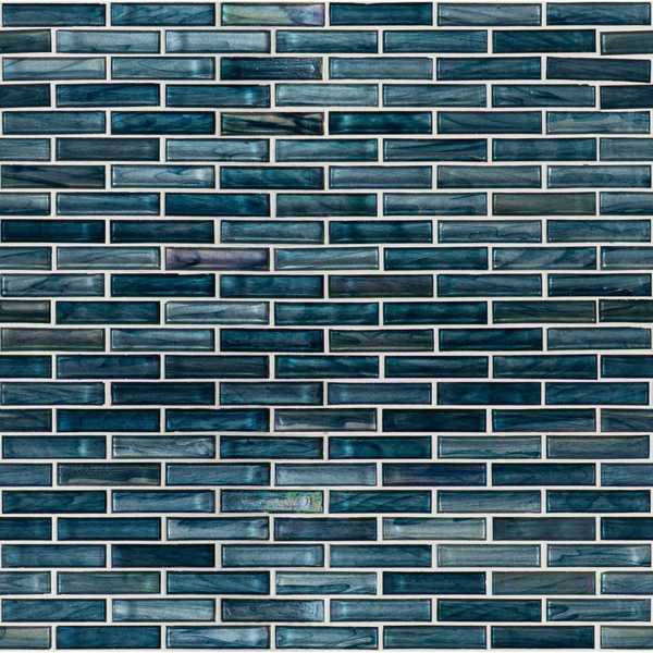 Msi Oasis Blast 12 In. X 12 In. X 6 Mm Glass Mesh-Mounted Mosaic Tile, 15PK ZOR-MD-0278